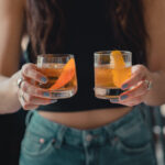 A Manhattan and Old Fashioned cocktail